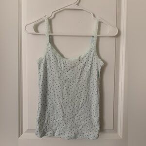 PINK light blue tank top/ cami